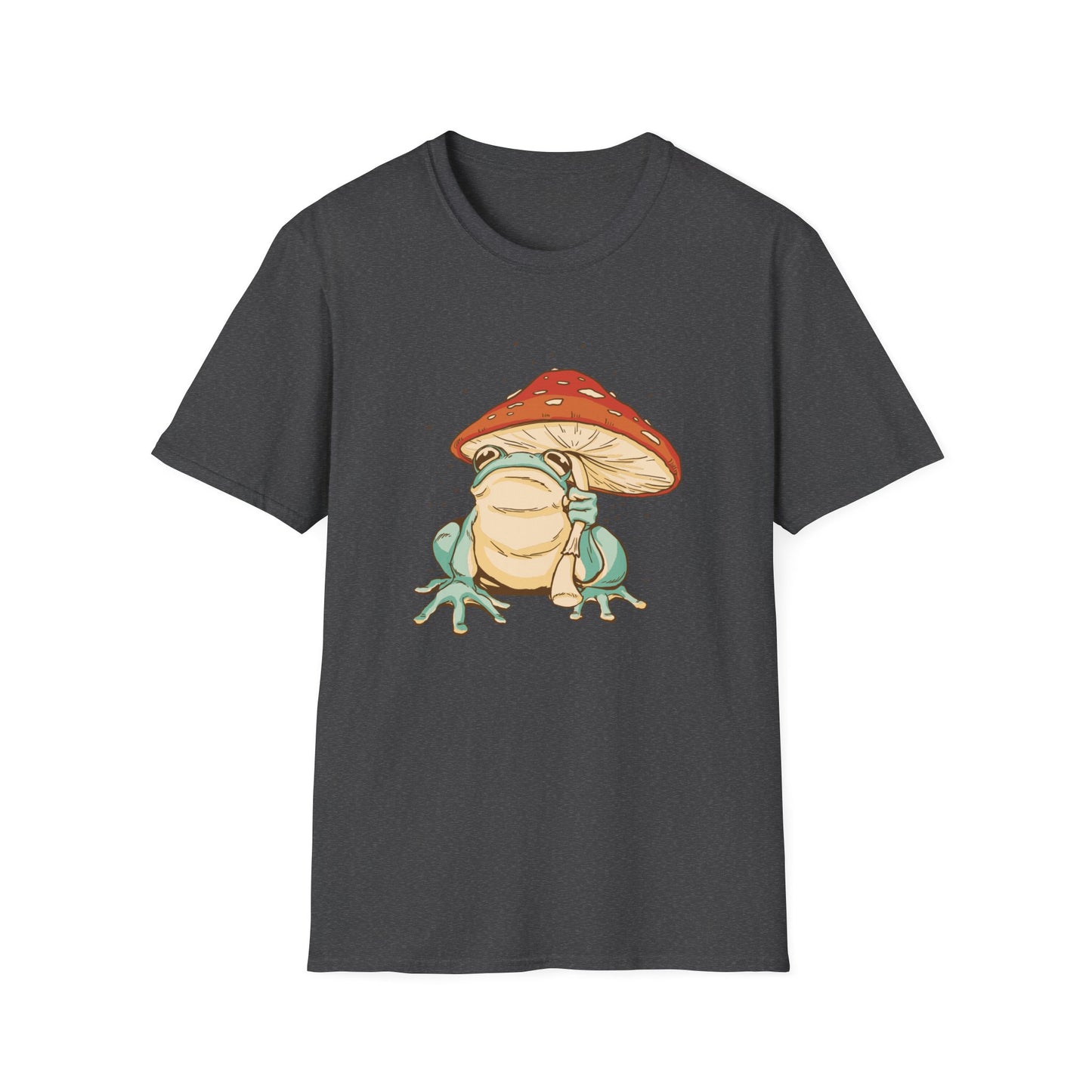Whimsical Frog & Mushroom Unisex T-Shirt