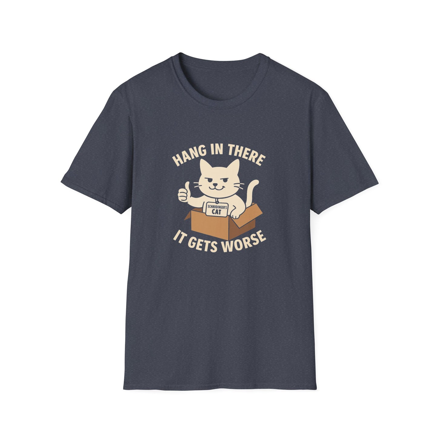 "Hang in There" Cat Unisex T-Shirt