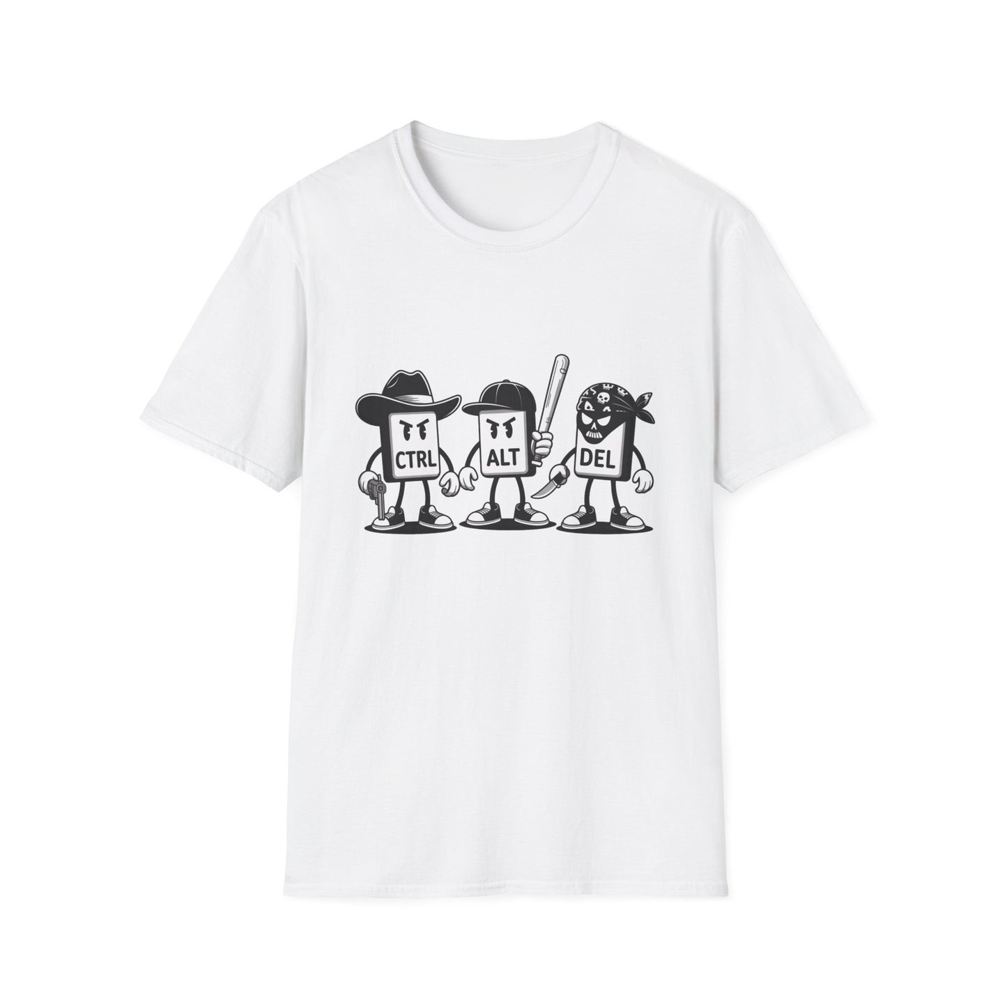"Ctrl Alt Del Shirt" - Funny Computer Keyboard T-Shirt