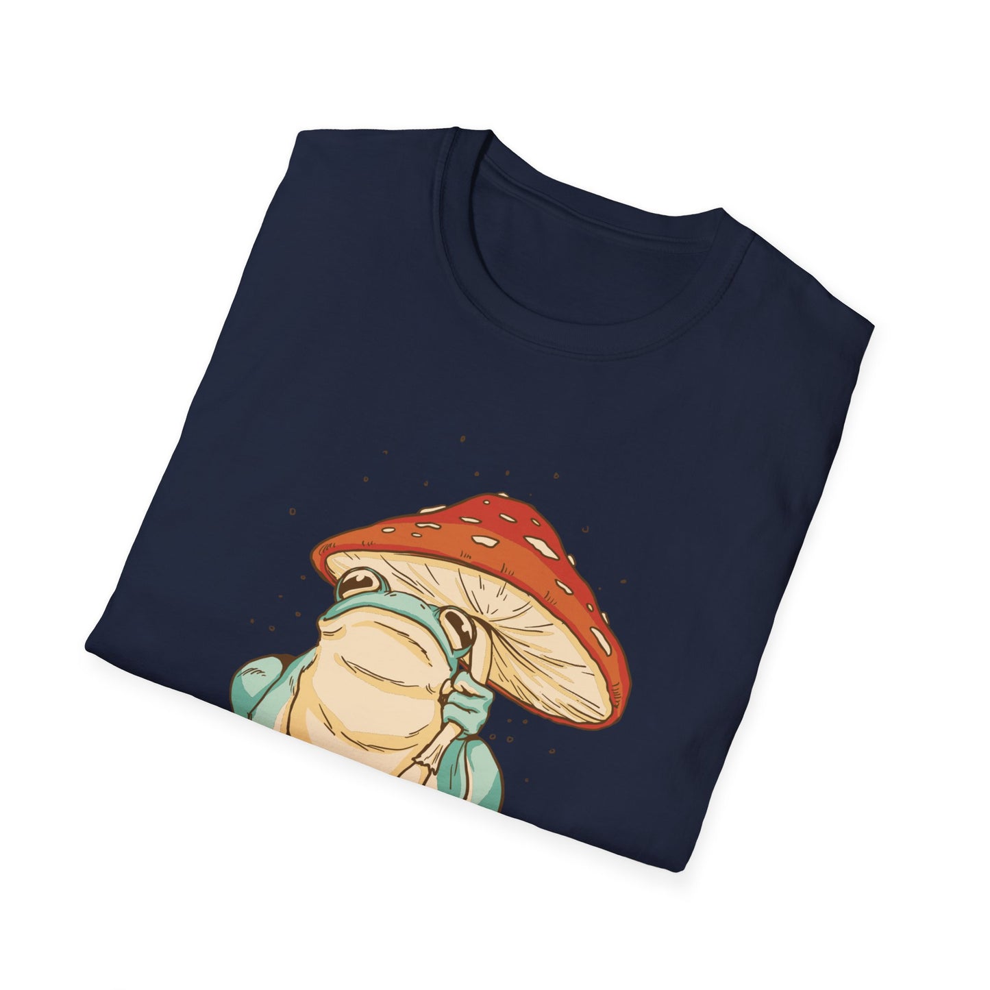 Whimsical Frog & Mushroom Unisex T-Shirt