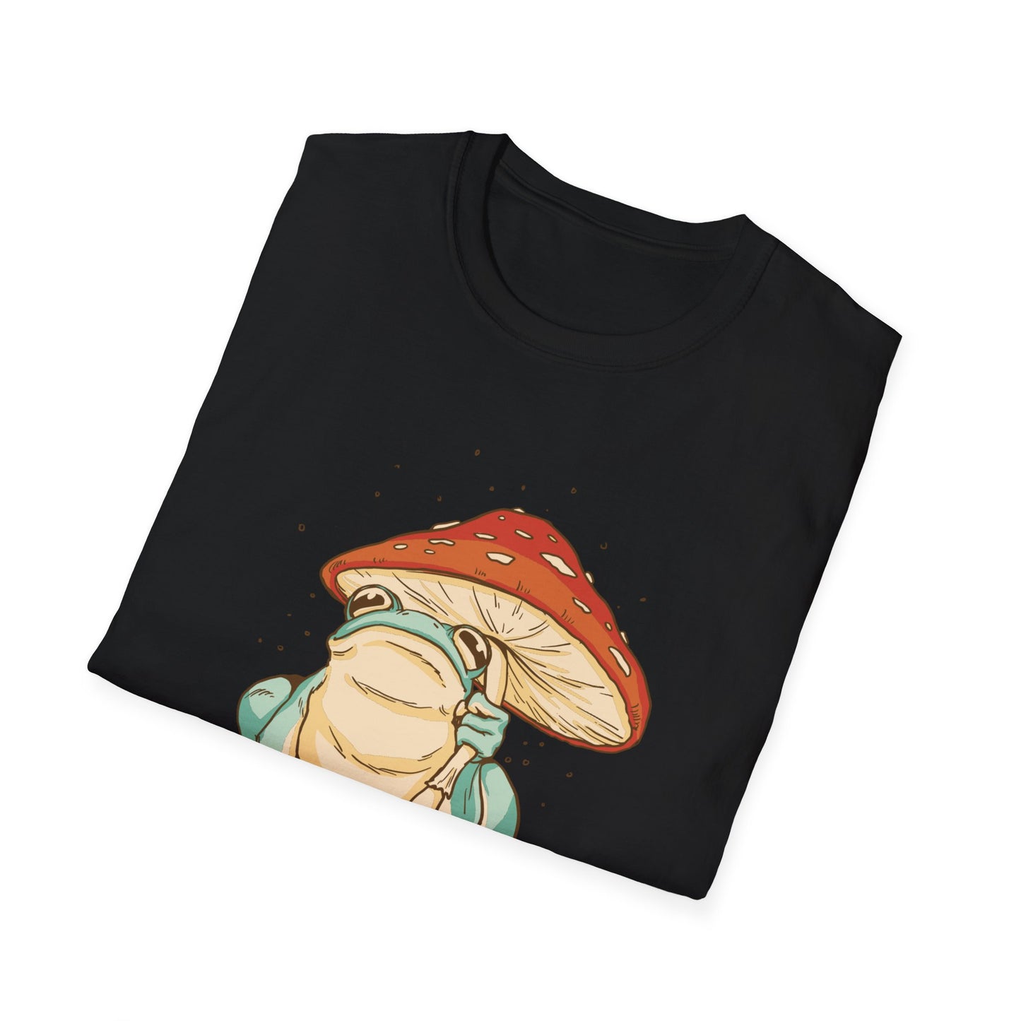 Whimsical Frog & Mushroom Unisex T-Shirt