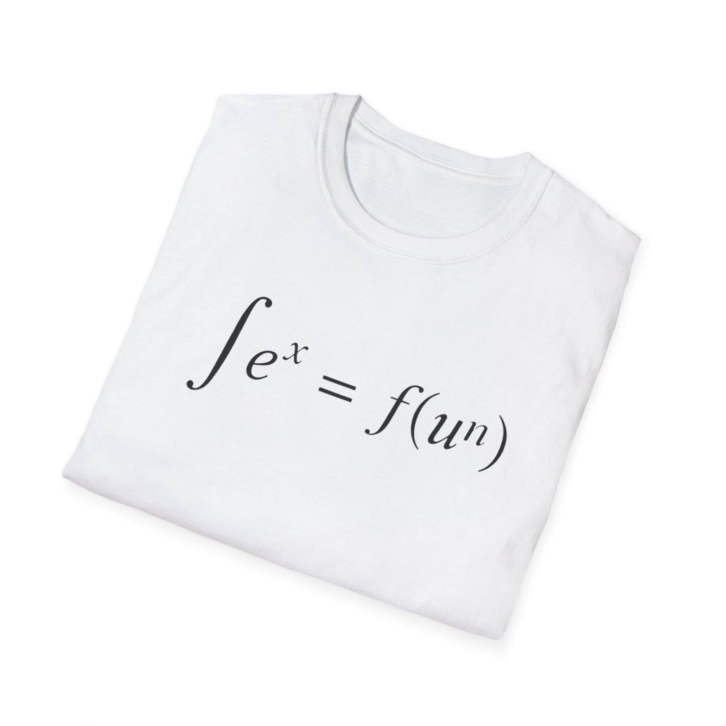 Funny Math Equation Unisex Softstyle T-Shirt