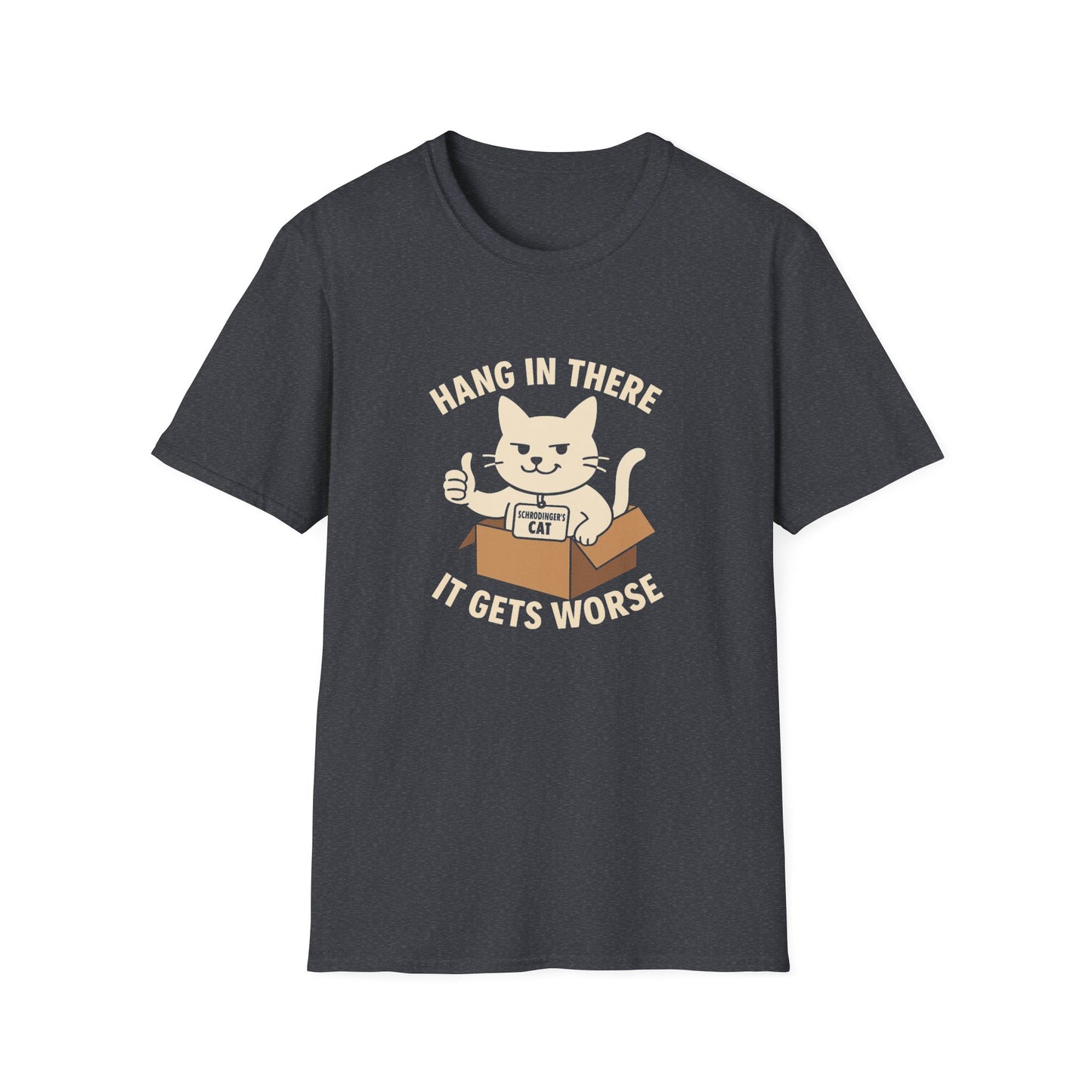 "Hang in There" Cat Unisex T-Shirt