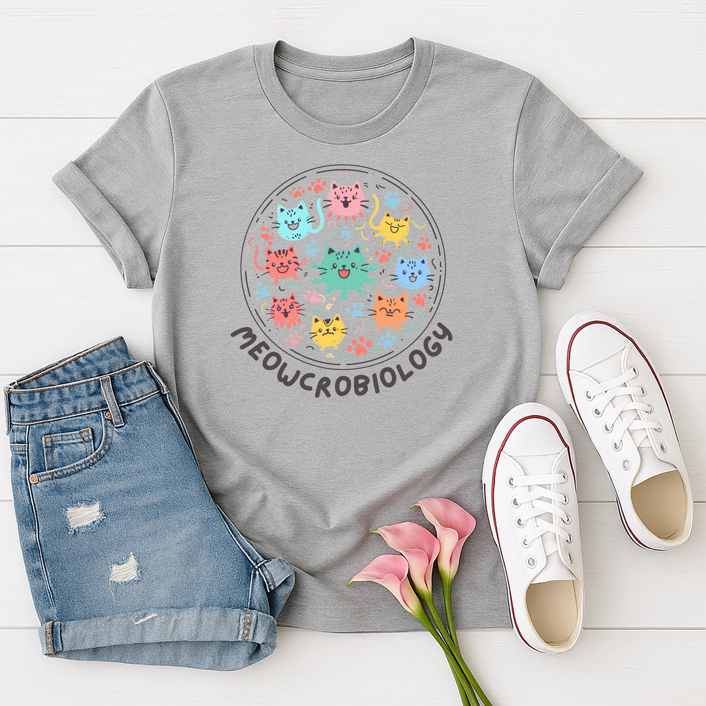 Meowcrobiology Unisex T-Shirt