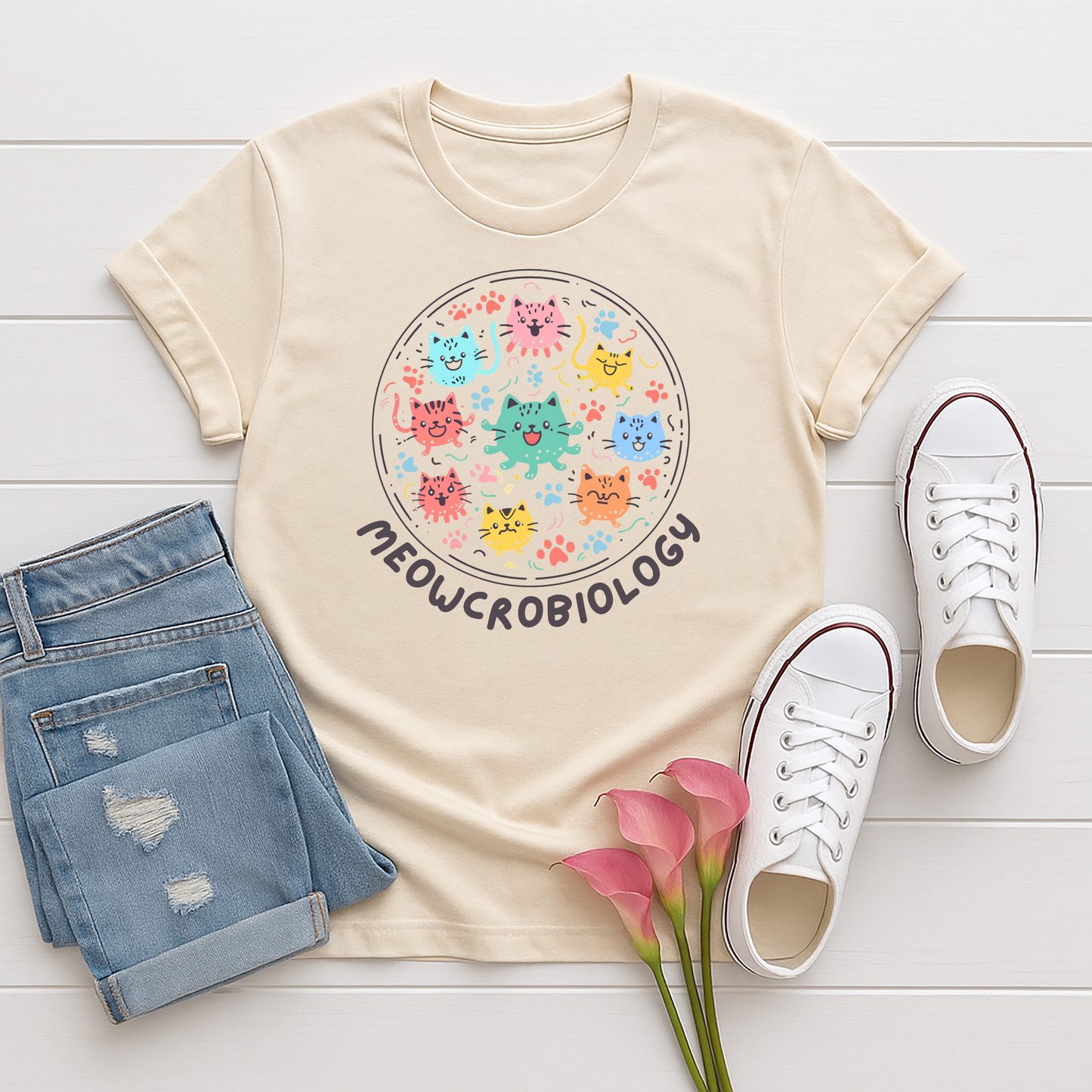 Meowcrobiology Unisex T-Shirt
