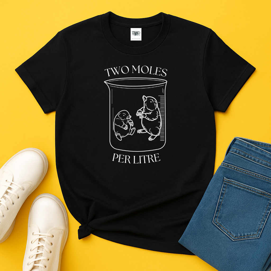 Two Moles Per Litre Unisex T-Shirt