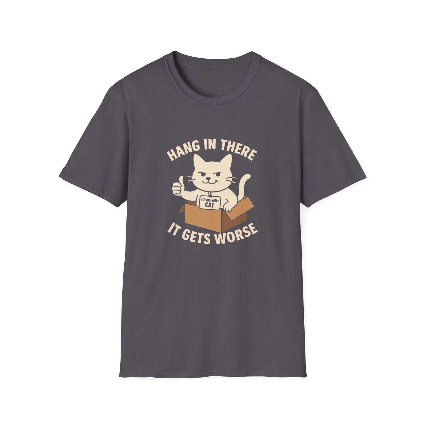 "Hang in There" Cat Unisex T-Shirt