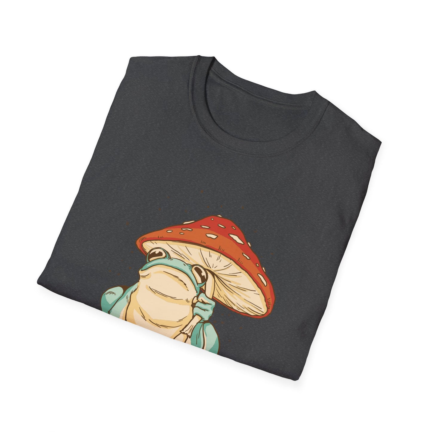 Whimsical Frog & Mushroom Unisex T-Shirt