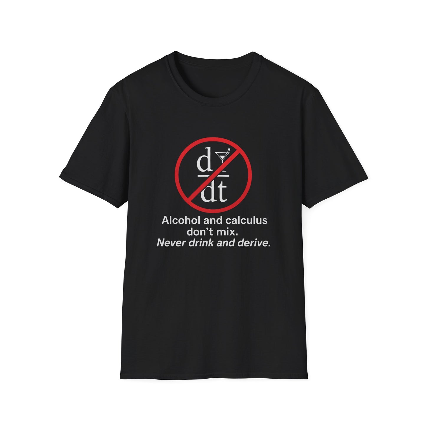 "Alcohol and Calculus" Unisex Softstyle T-Shirt