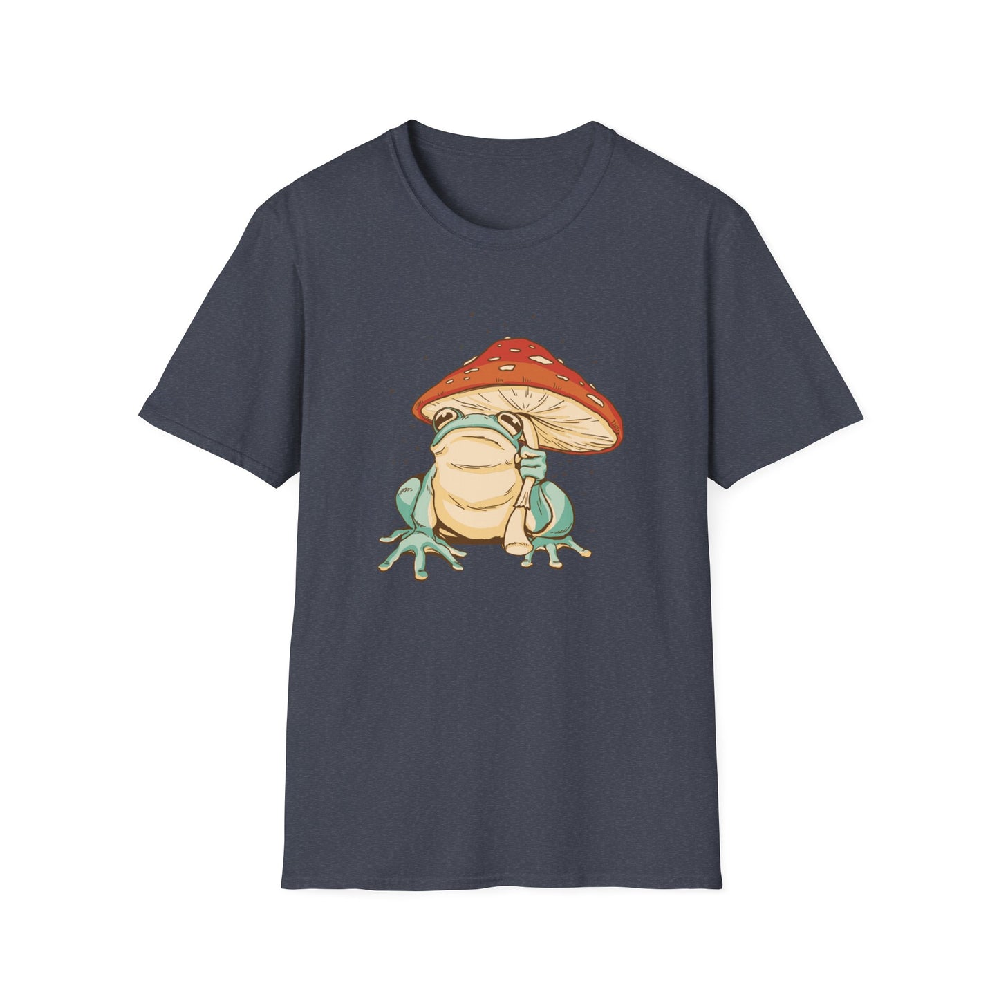 Whimsical Frog & Mushroom Unisex T-Shirt