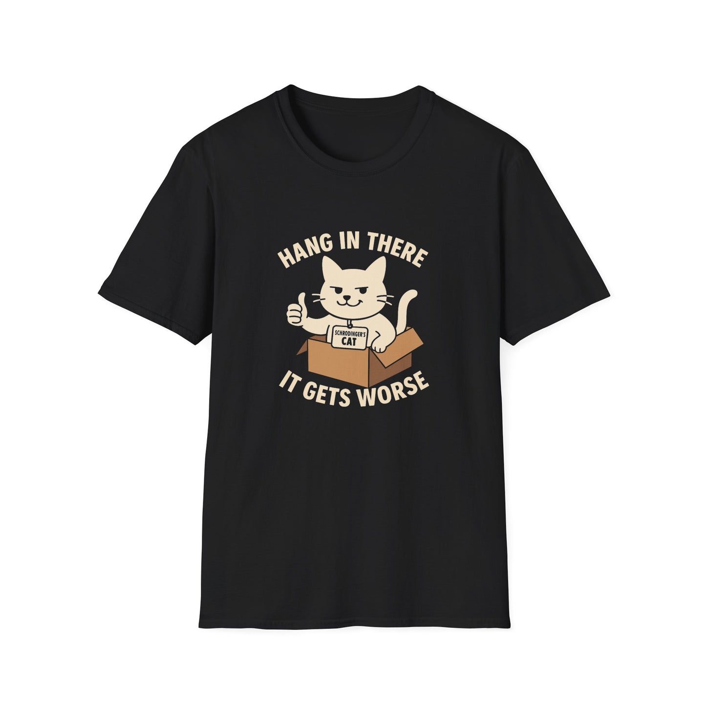 "Hang in There" Cat Unisex T-Shirt