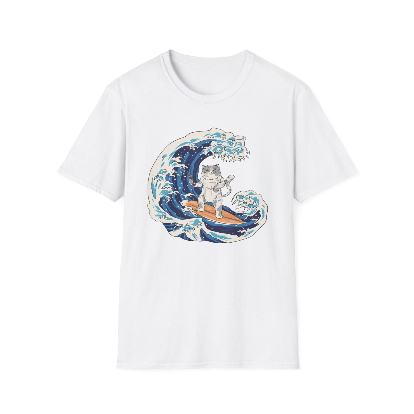Riding The Wave Of Good Taste - Cat Science T-Shirt