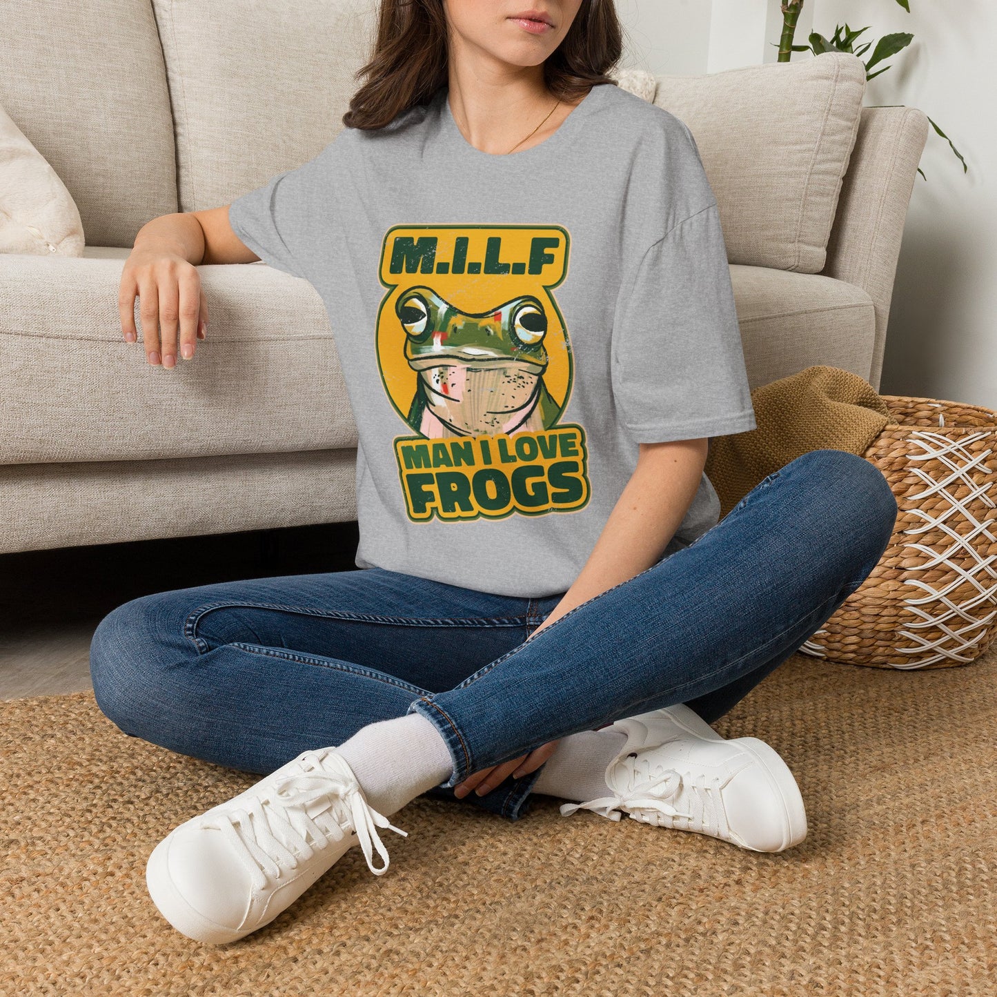 Man I Love Frogs - Biology T-Shirt
