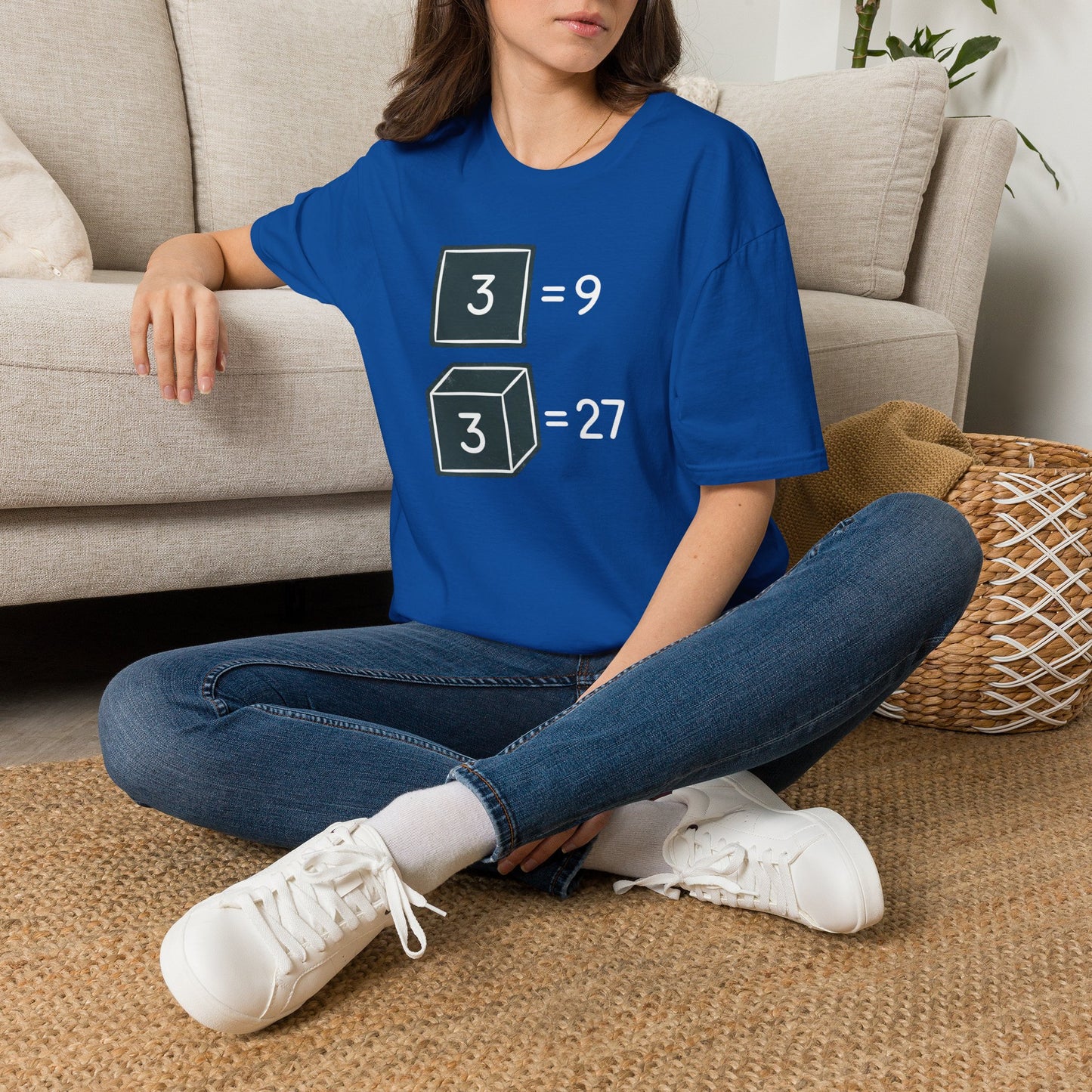 3² Or 3³ - Math Humor T-Shirt