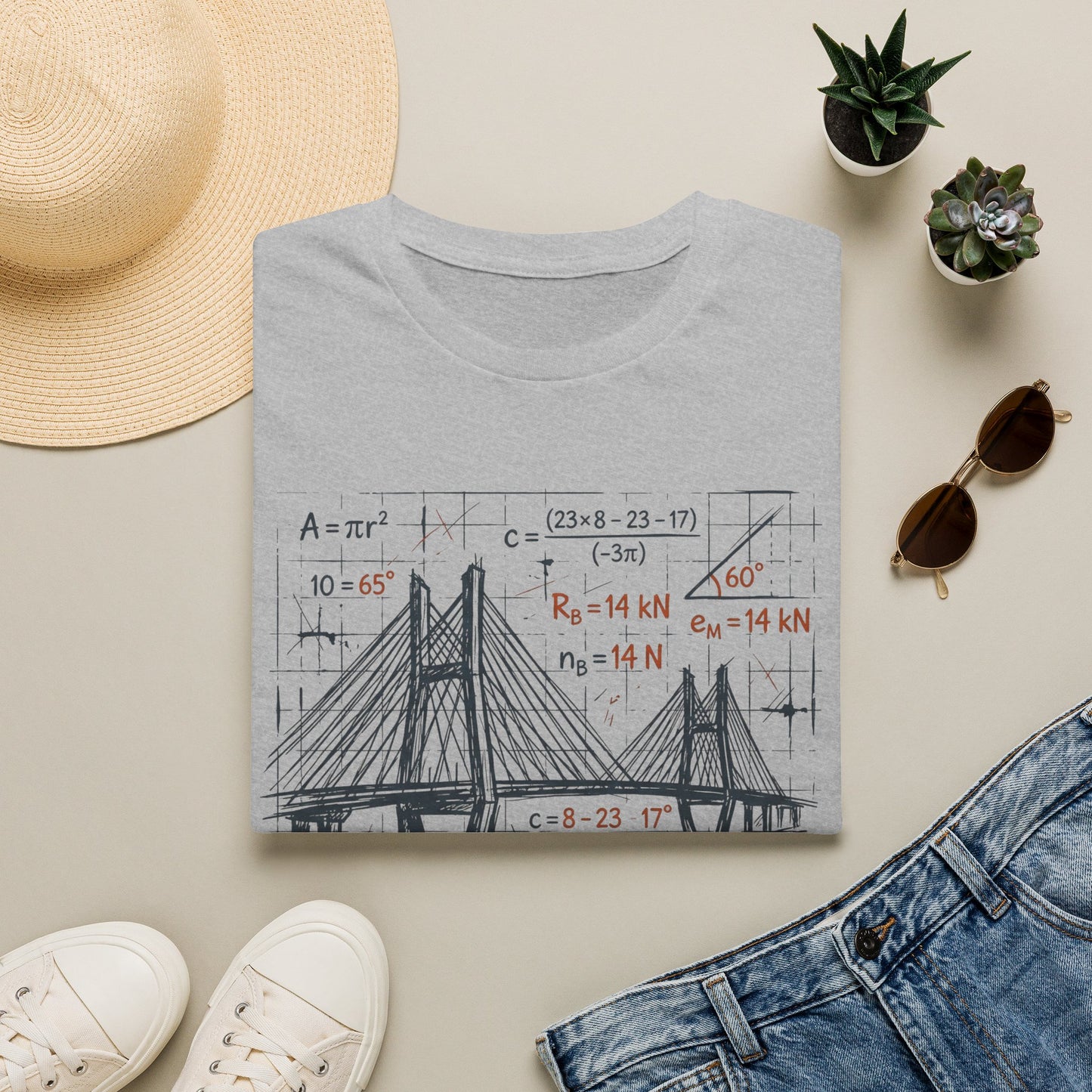 Engineered To Last - Civil Engineering T-Shirt