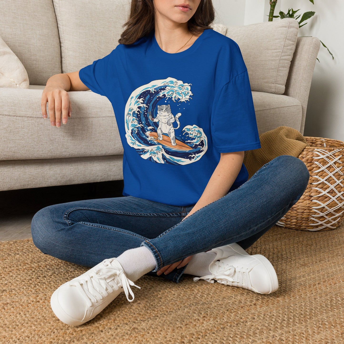 Riding The Wave Of Good Taste - Cat Science T-Shirt