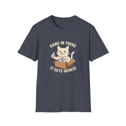"Hang in There" Cat Unisex T-Shirt