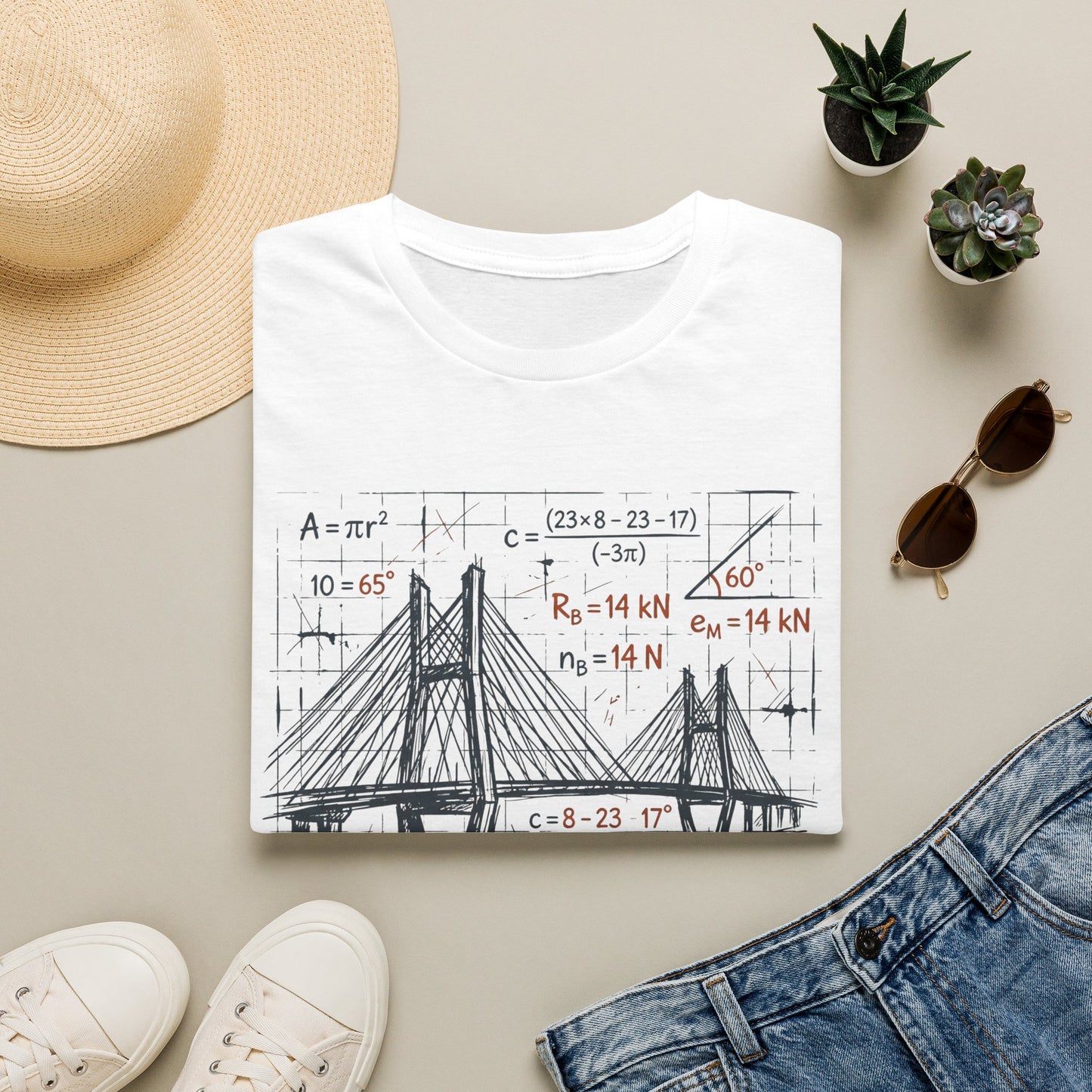 Engineered To Last - Civil Engineering T-Shirt