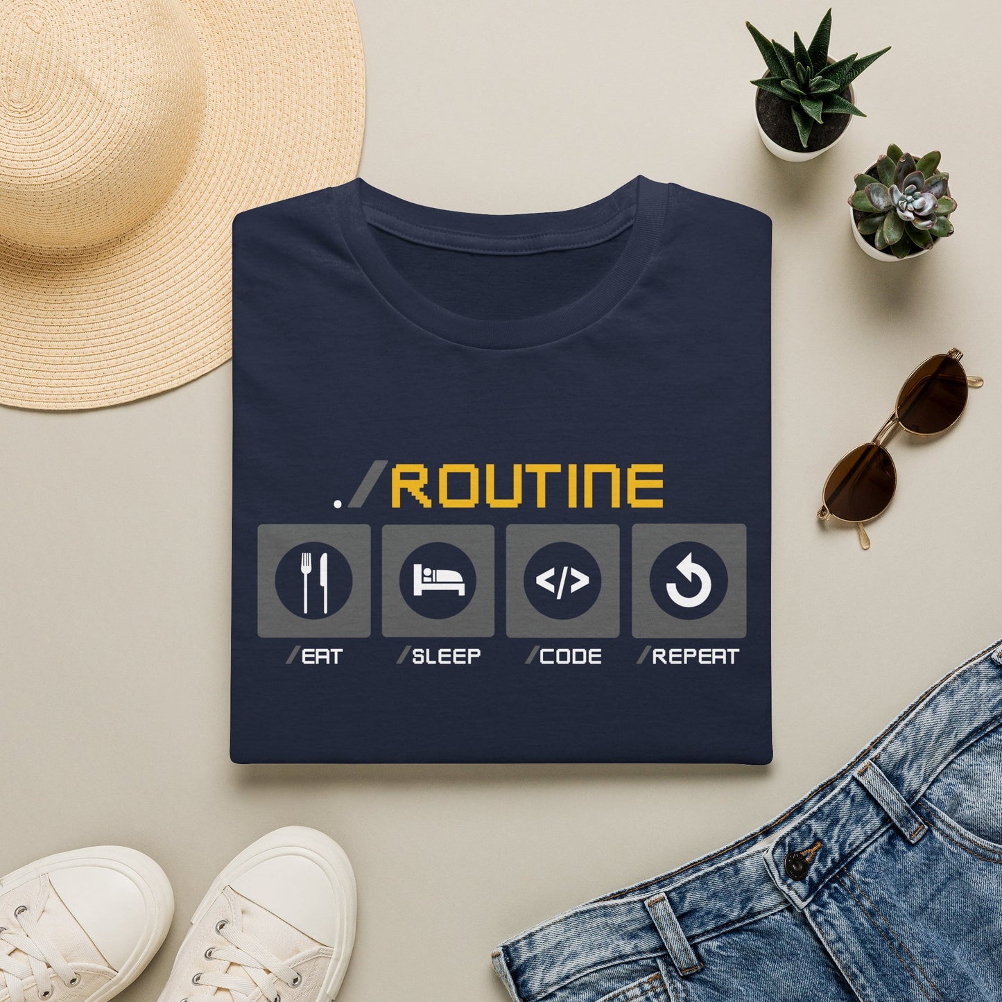 Eat. Sleep. Code. Repeat - Programmer T-Shirt