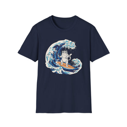 Riding The Wave Of Good Taste - Cat Science T-Shirt