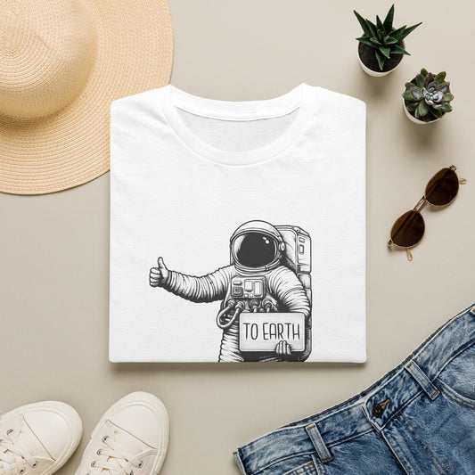 Hitchhiking To The Stars - Astronaut T-Shirt
