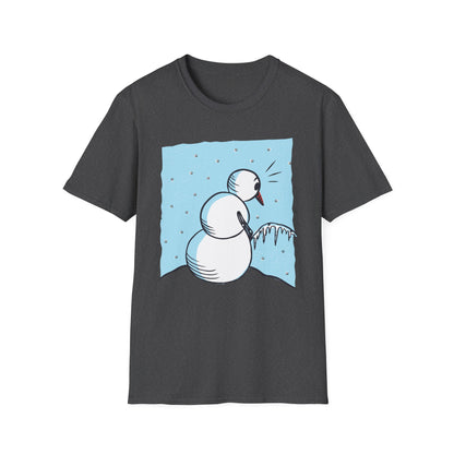 Snowman Peeing - T-Shirt