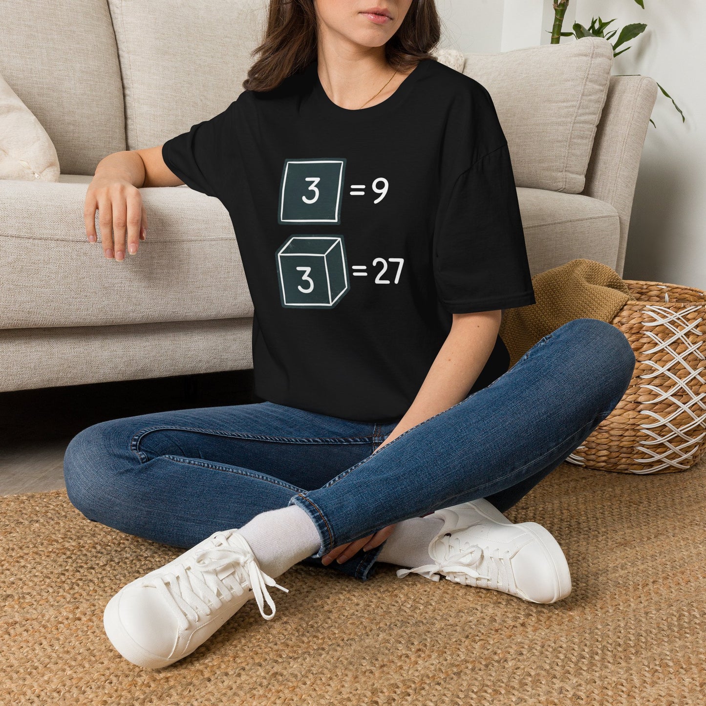 3² Or 3³ - Math Humor T-Shirt