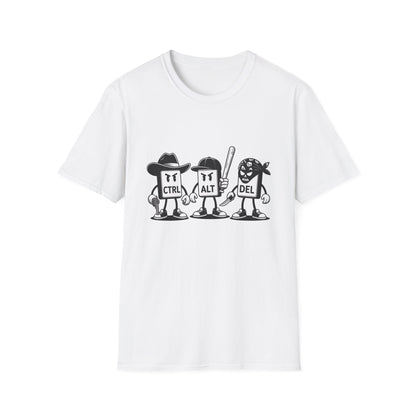 "Ctrl Alt Del Shirt" - Funny Computer Keyboard T-Shirt