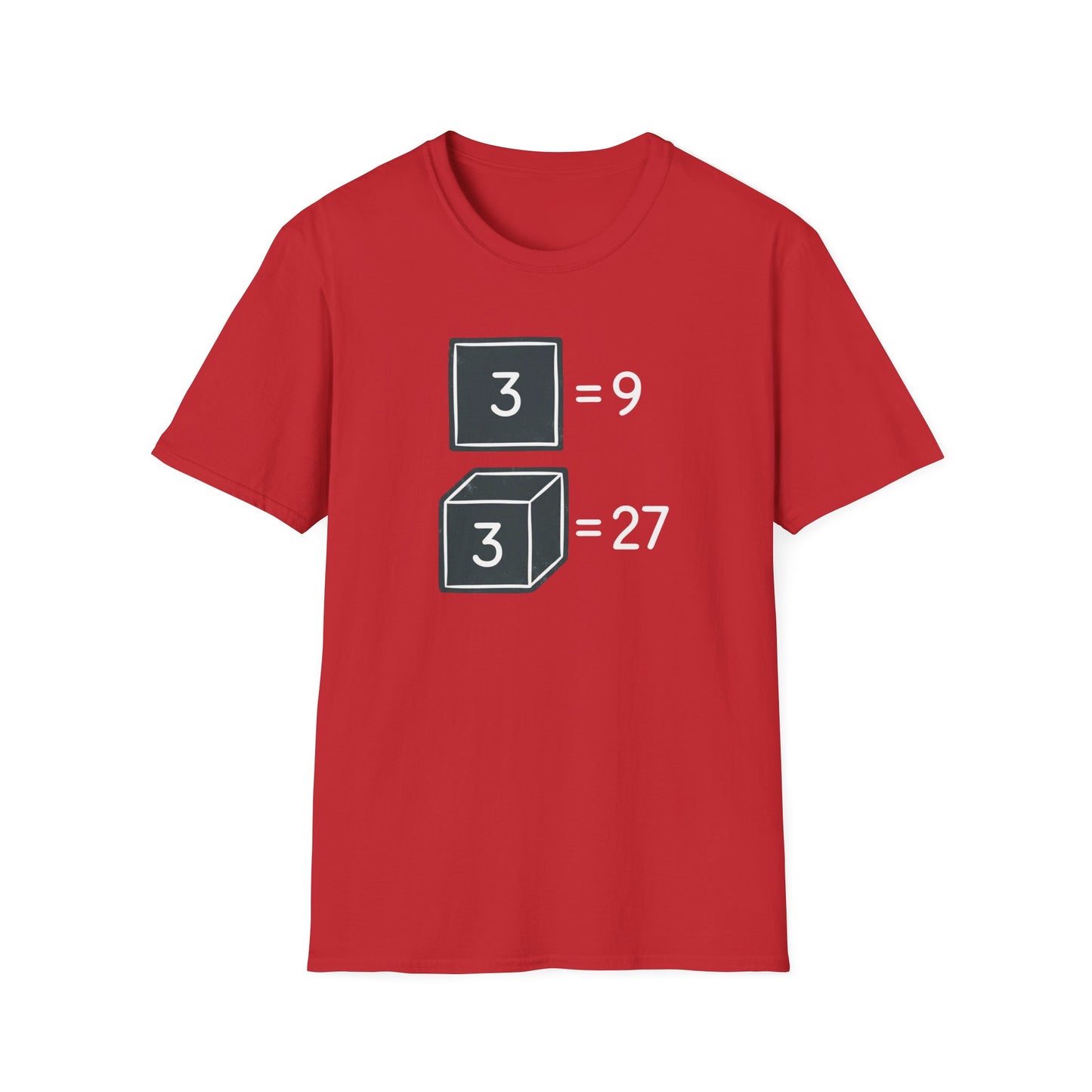 3² Or 3³ - Math Humor T-Shirt