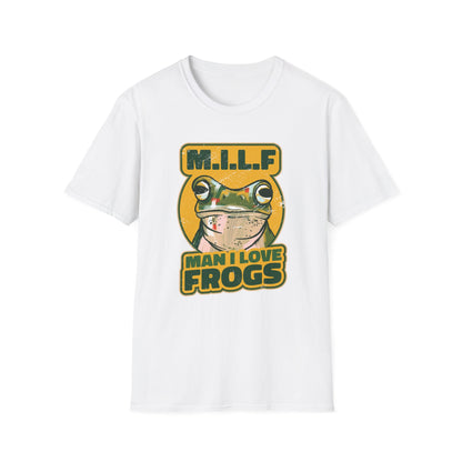 Man I Love Frogs - Biology T-Shirt