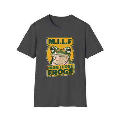 Man I Love Frogs - Biology T-Shirt