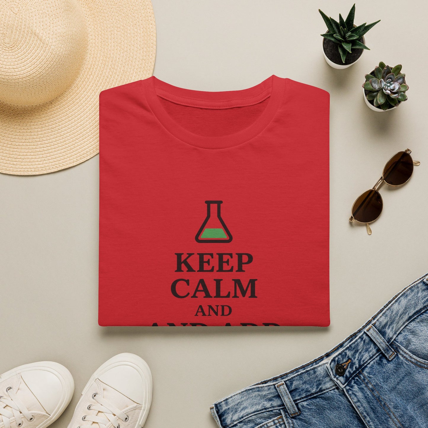 Keep Calm And Add Acid - Chemistry T-Shirt