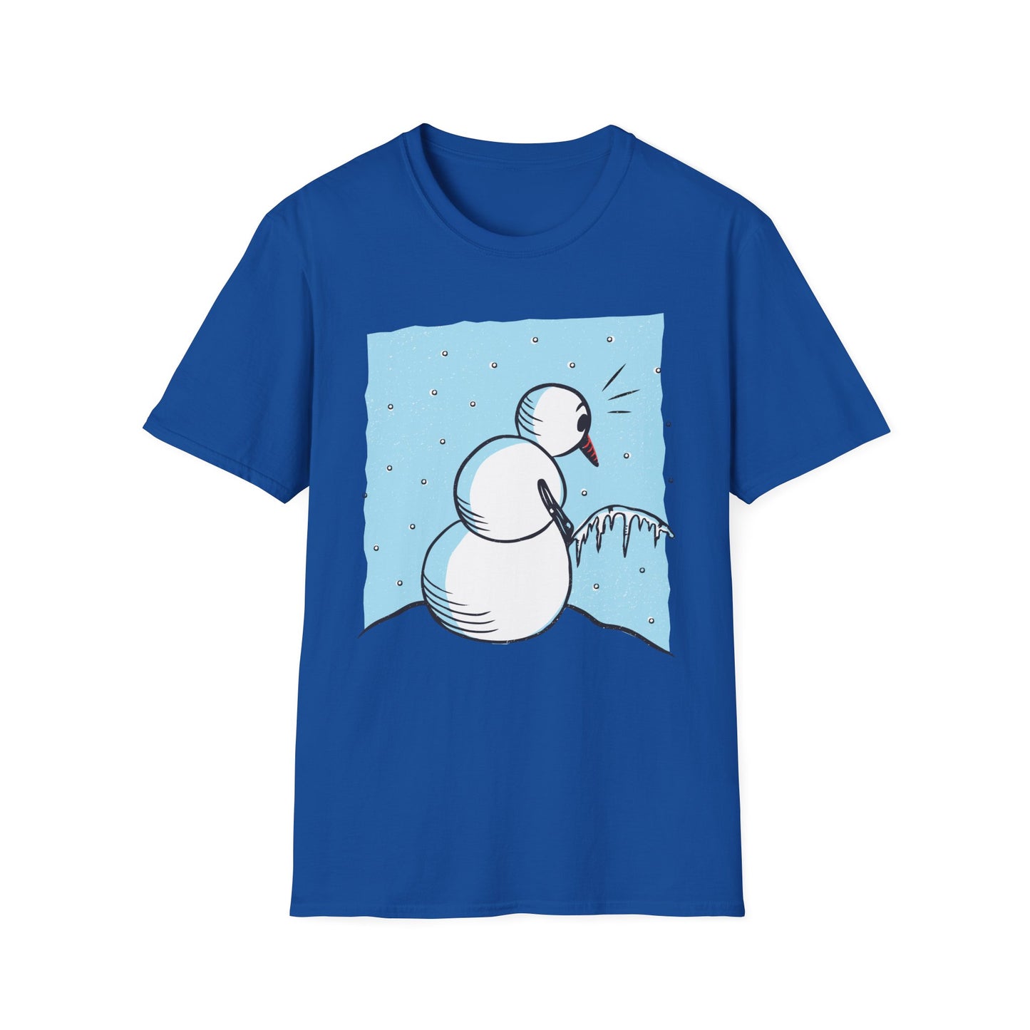 Snowman Peeing - T-Shirt