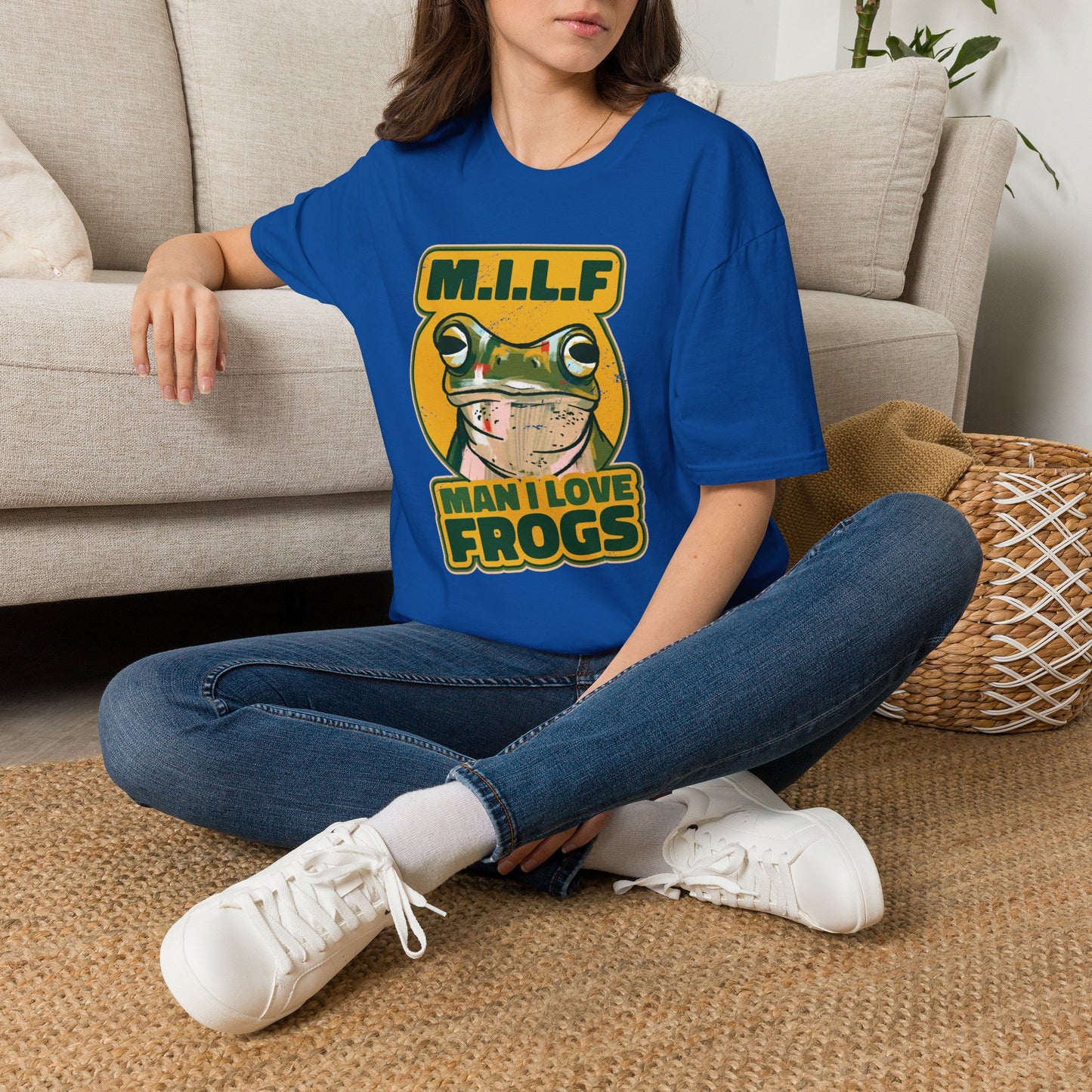 Man I Love Frogs - Biology T-Shirt