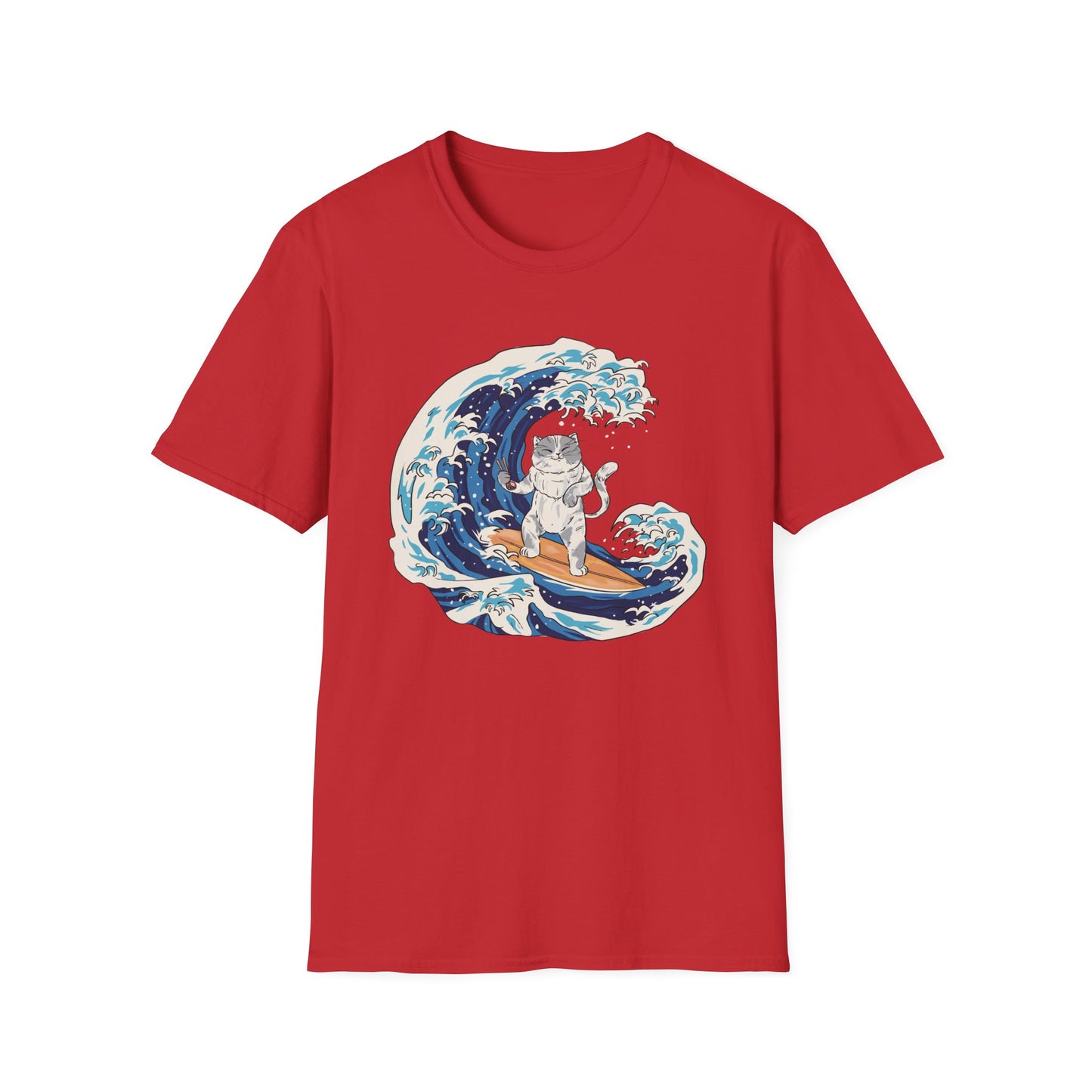 Riding The Wave Of Good Taste - Cat Science T-Shirt