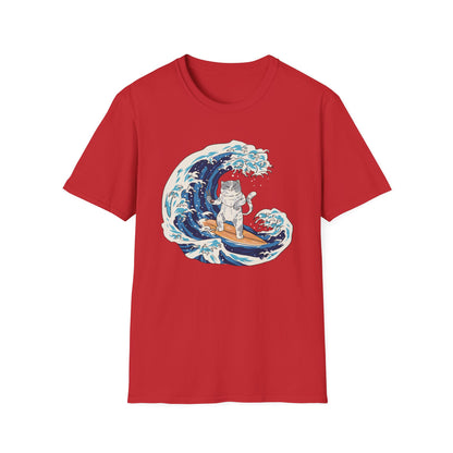 Riding The Wave Of Good Taste - Cat Science T-Shirt