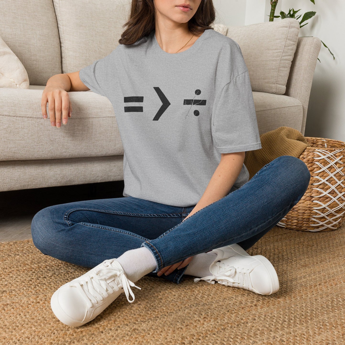 Equality is Greater than Division - Maths T-Shirt
