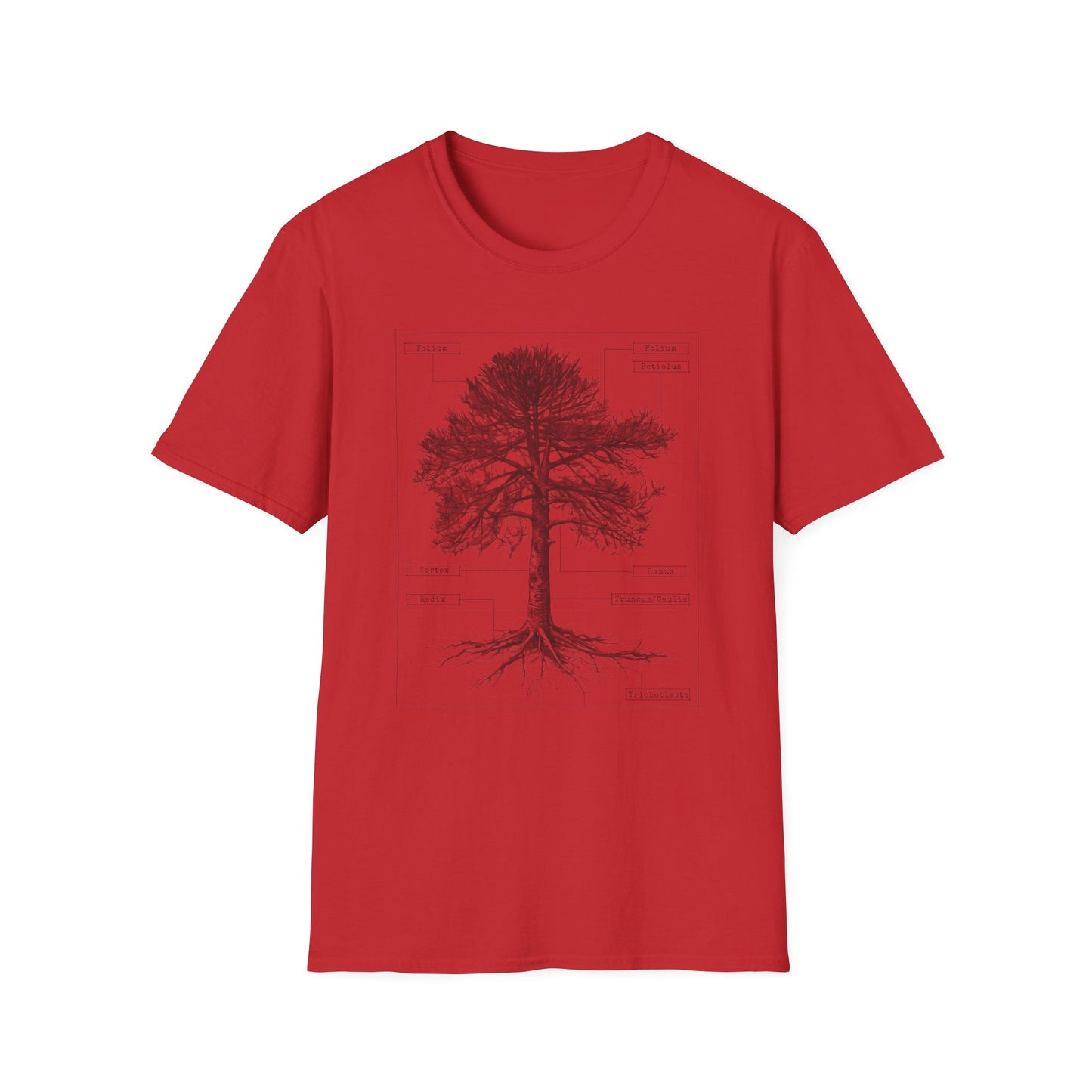 Rooted In Science - Botany Anatomy T-Shirt