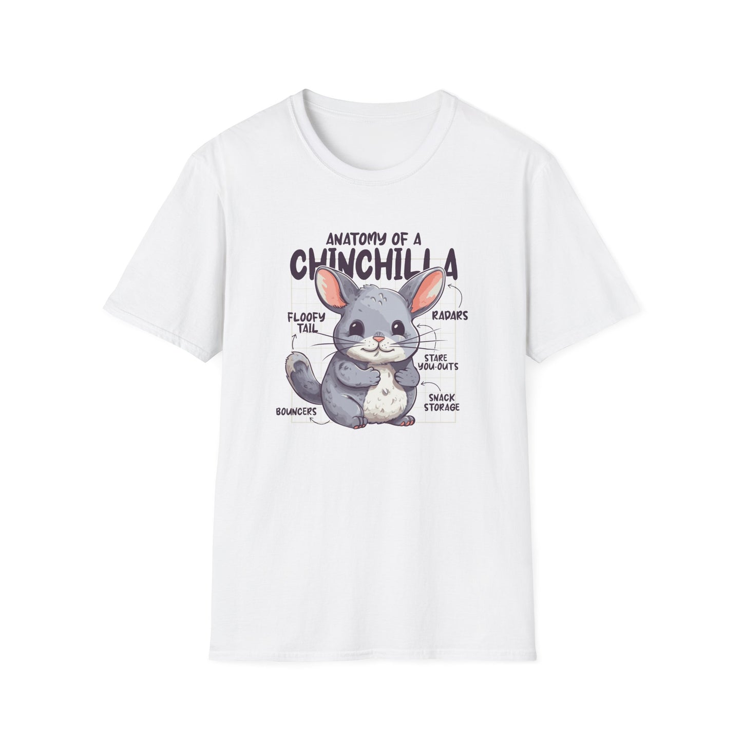 Certified Chinchilla Anatomy Expert - Science Meme T-Shirt