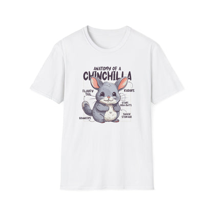 Certified Chinchilla Anatomy Expert - Science Meme T-Shirt