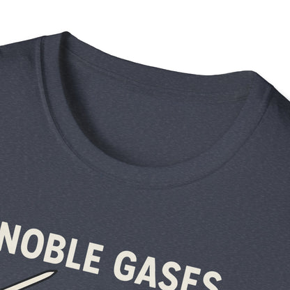 Noble Gases Chemistry T-Shirt, Science Gift for Chemists, Nerdy Tee, Educational Apparel, Birthday Surprise, STEM Fashion