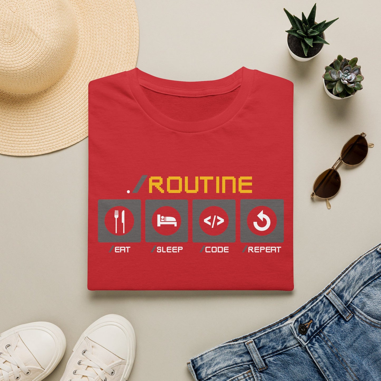 Eat. Sleep. Code. Repeat - Programmer T-Shirt