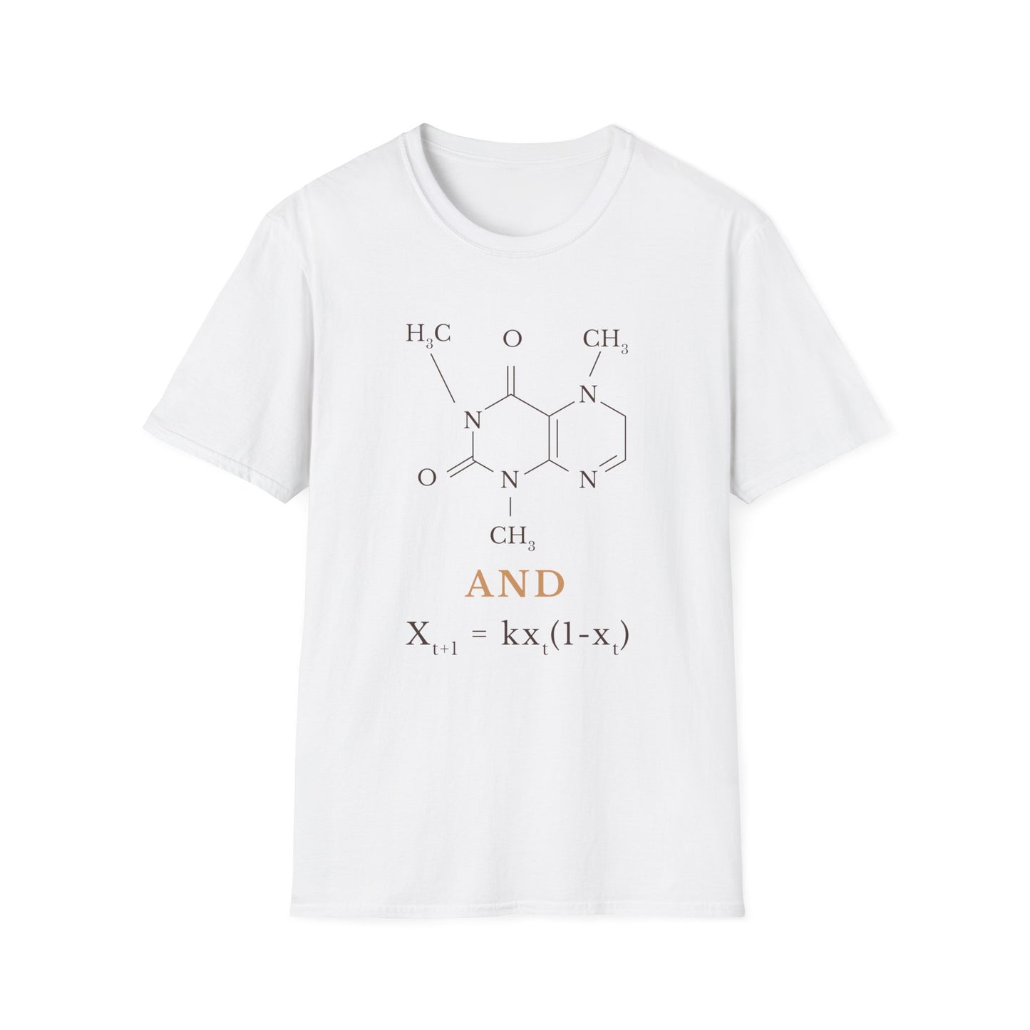 Caffeine: The Molecule That Powers Humanity - Chemistry T-Shirt