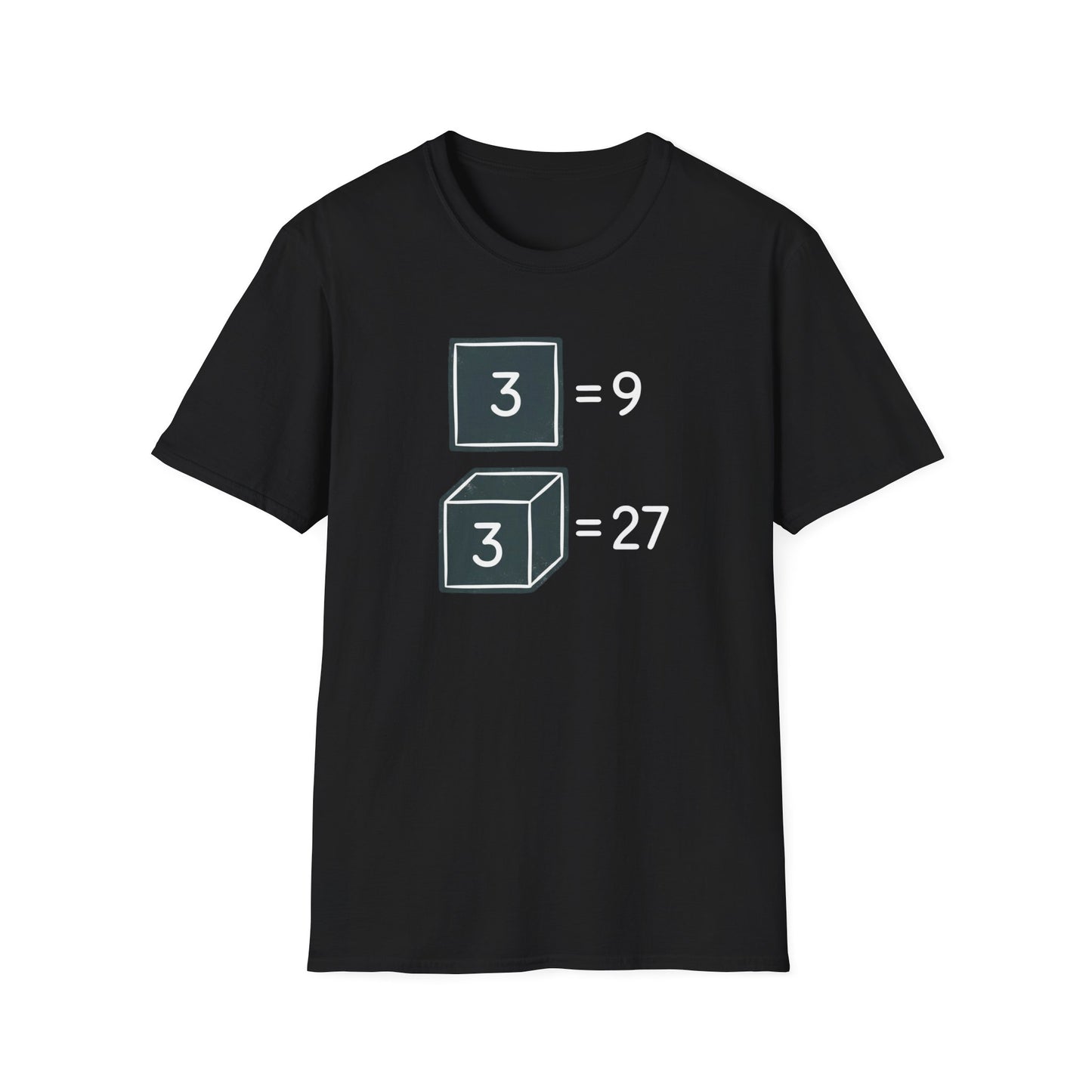 3² Or 3³ - Math Humor T-Shirt