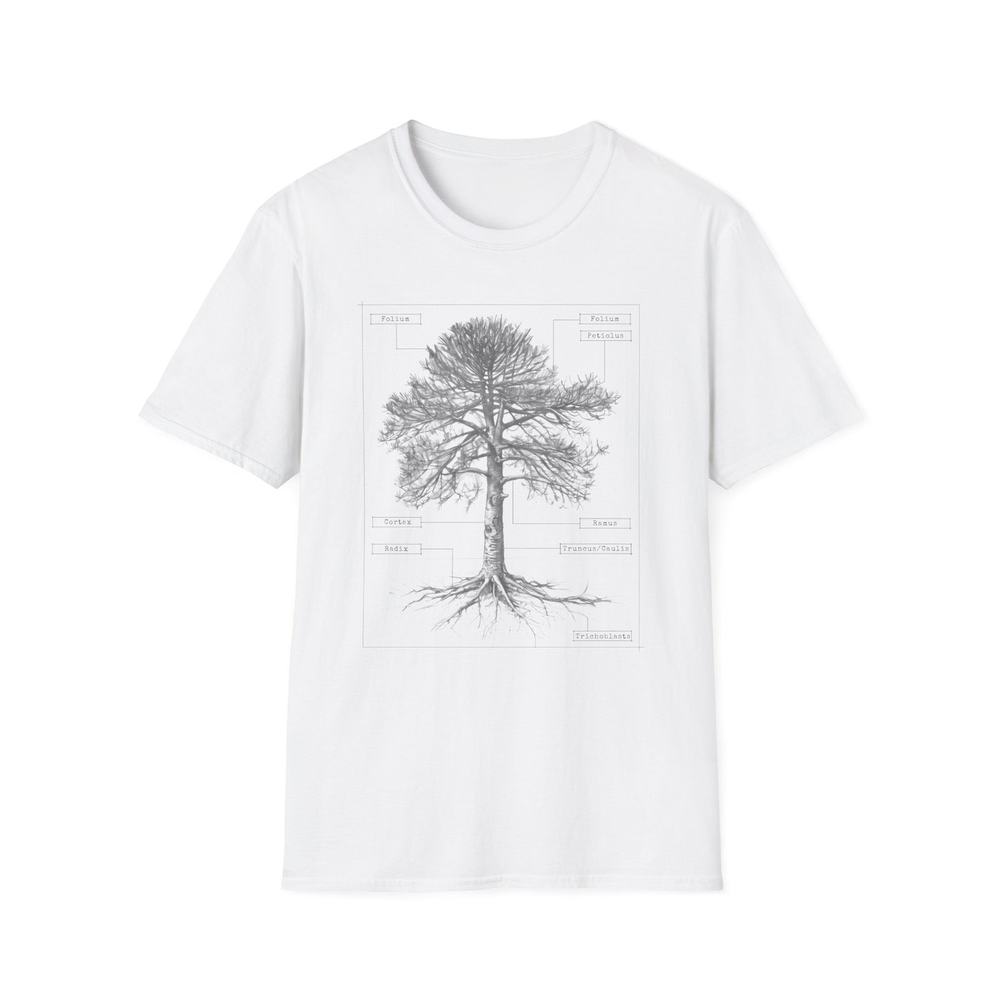 Rooted In Science - Botany Anatomy T-Shirt