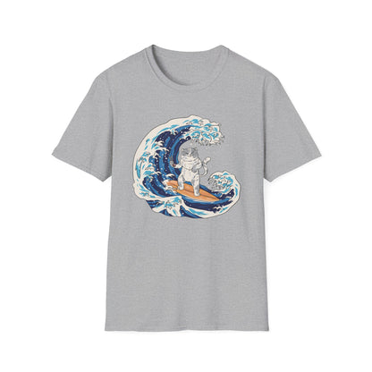 Riding The Wave Of Good Taste - Cat Science T-Shirt