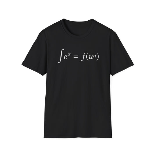 Funny Math Equation Unisex Softstyle T-Shirt