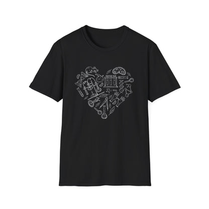 My Heart Runs On Science - Biology T-Shirt