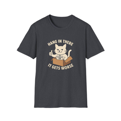 "Hang in There" Cat Unisex T-Shirt