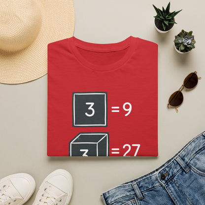 3² Or 3³ - Math Humor T-Shirt